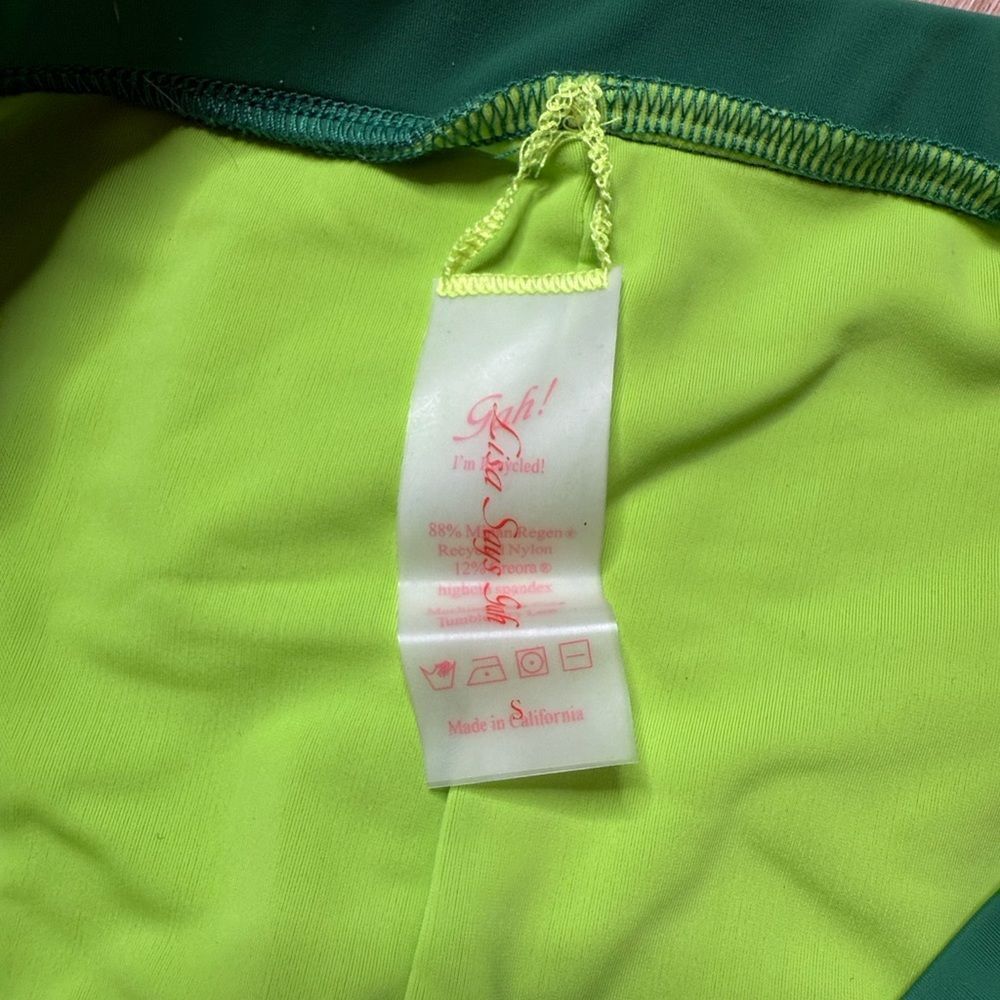 Lisa Says Gah Brooke Bikini Brief bottom Lime NEW small - Picture 7 of 7